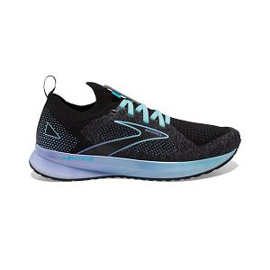 Brooks Levitate StealthFit 5 Road Running Shoes - Womens, Black/Blue/Purple | IE-OTA931428